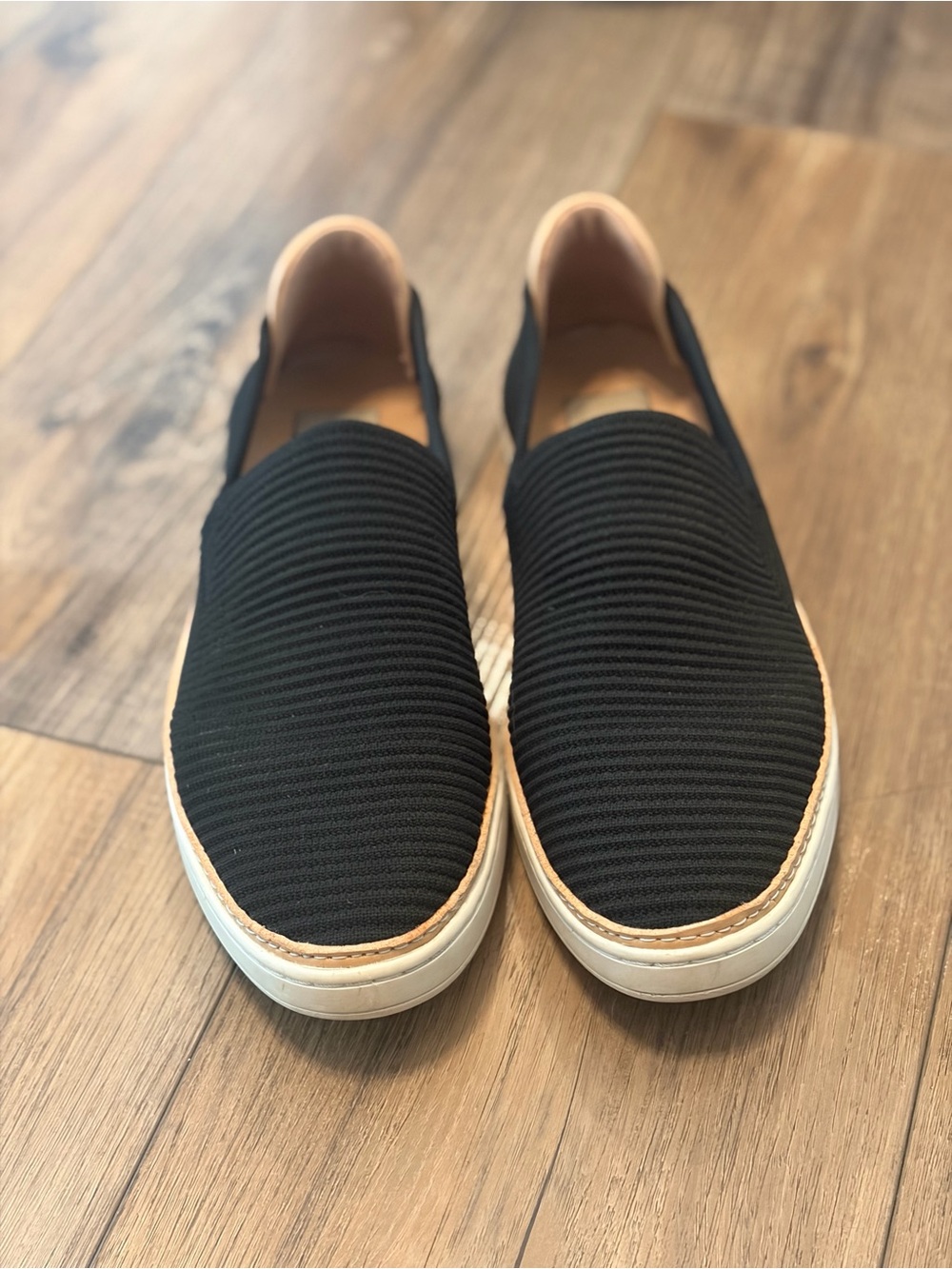 Black ugg slip ons